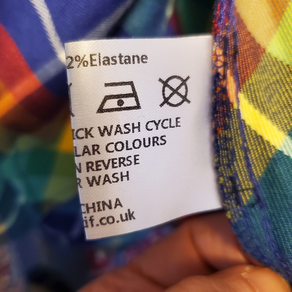 Flannel Suspender Skirt - Picture 5 of 5